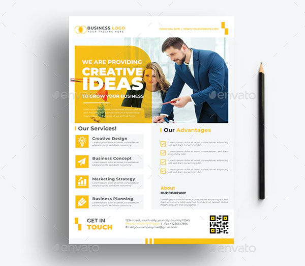 Corporate Business Solution Flyer Template