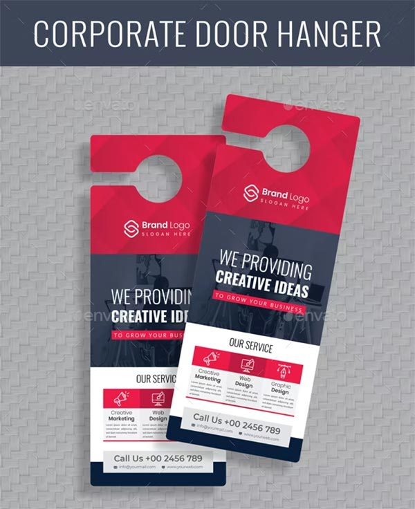 Corporate Door Hanger Template