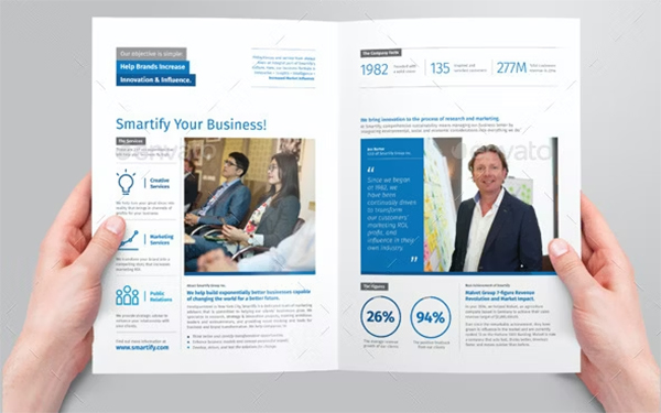 Corporate Business Financial Service Brochure Template