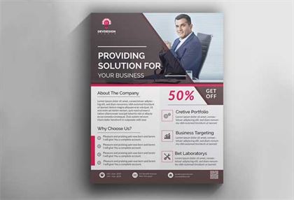Corporate Business Solution Flyer