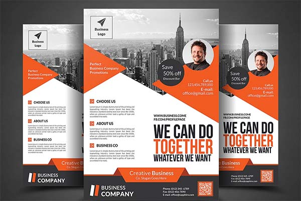 Corporate Media Flyer Templates