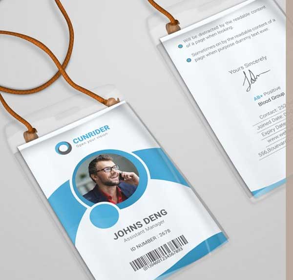 Corporate Medical Card Templates