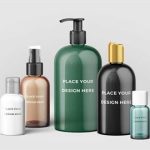Cosmetic Bottle Mockup Set
