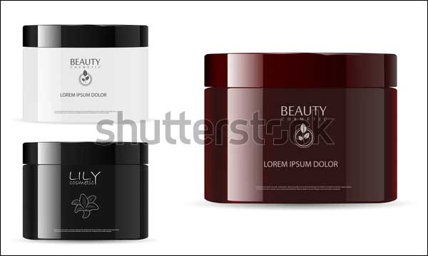 Cosmetic Jar Mockup Packaging Template