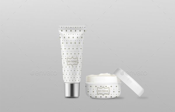 Cosmetic Mockup Template