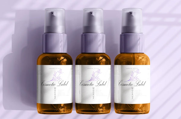 Cosmetic Spray Bottle Mockups