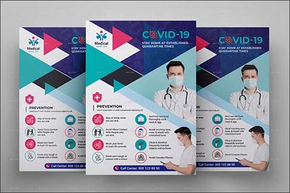 Covid-19 Campaign Flyer Template