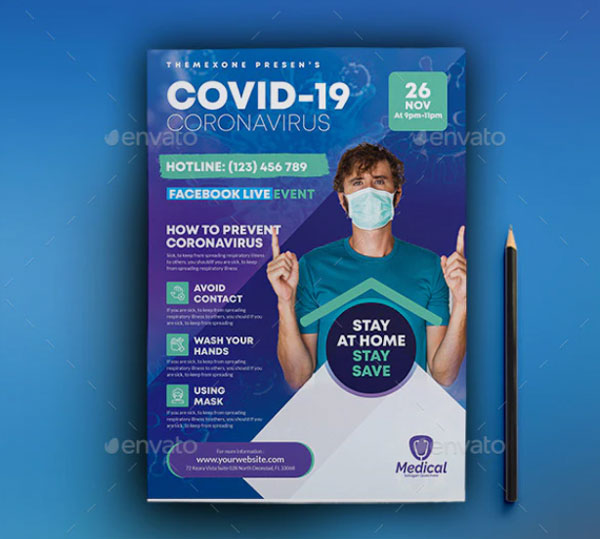 Covid-19 Flyer Templates