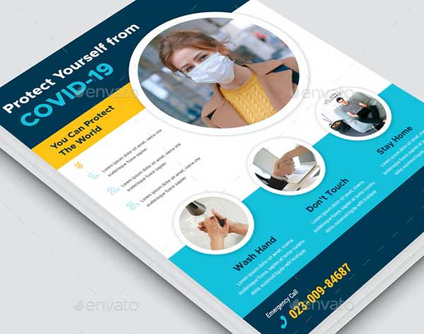 Creative Covid-19 Flyer Template