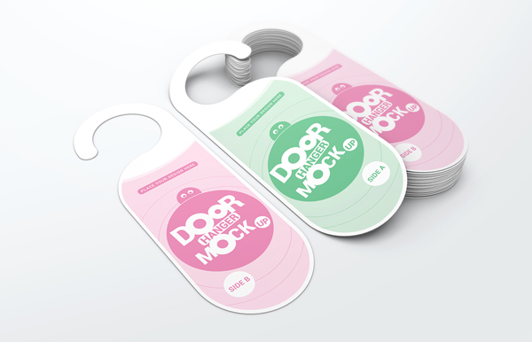 Creative Door Hanger Mockups