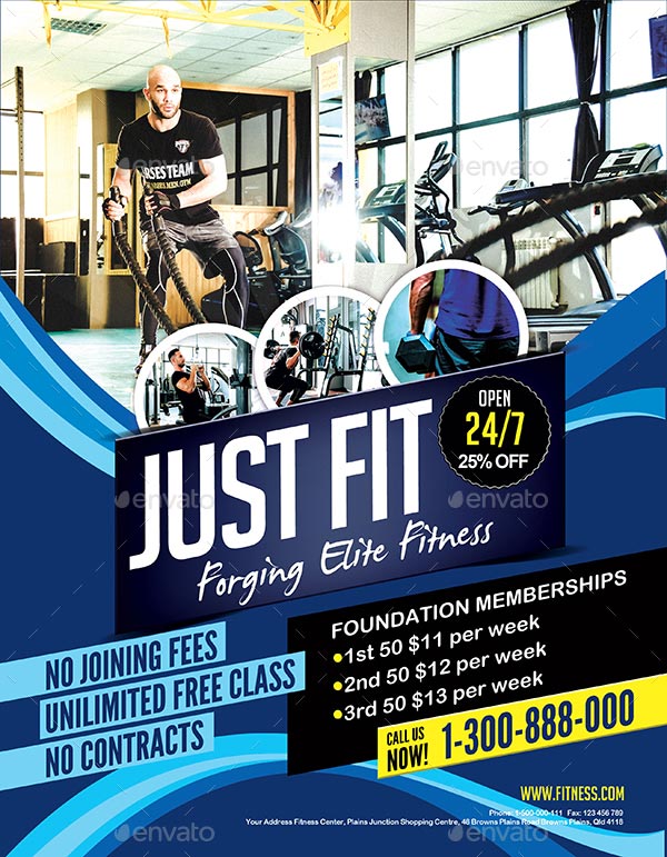 Creative Fitness Flyer Template