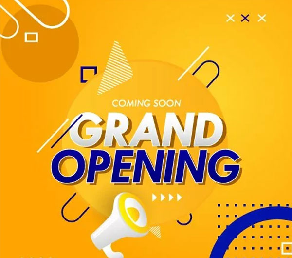 Creative Grand Opening Soon Banner Design