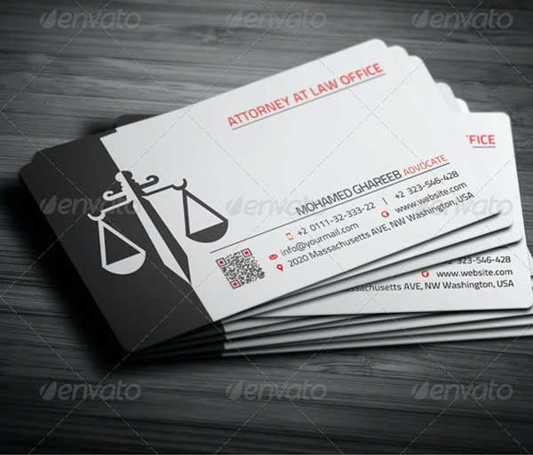 Creative Lawyer Business Card Templates