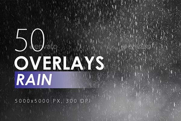 Creative Rain Overlays Video