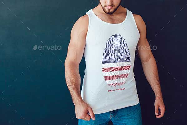 Creative Tank Top Mock-Up