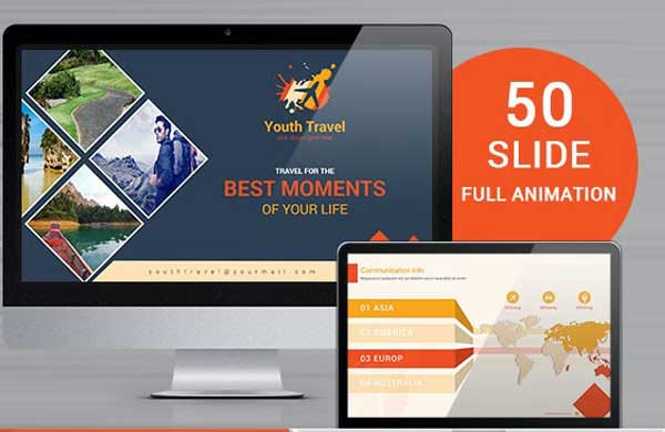 Creative Travel PowerPoint Template