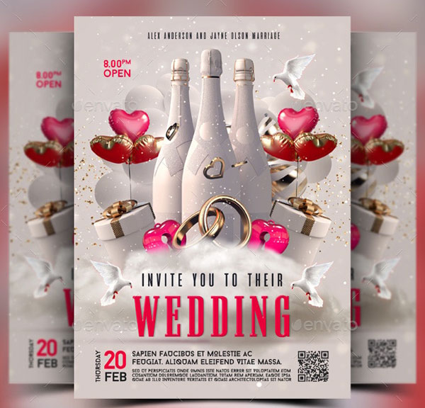 Creative Wedding Flyer Template