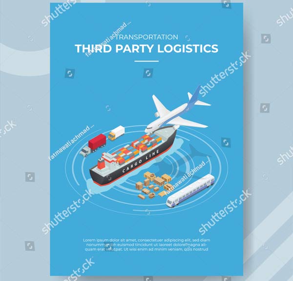 Custom Logistics Flyers Template Download