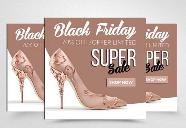 Customizable Black Friday Sale Banner
