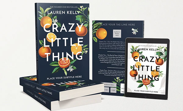Customizable Book Cover PSD Template