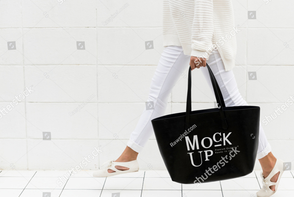 Customizable Tote Bag Mockup