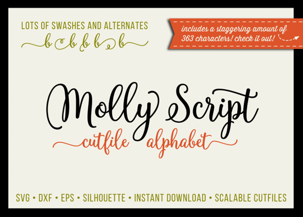 Tattoo Cutfile Lettering Fonts