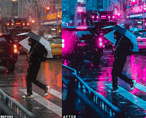 Cyberpunk Street Style Photoshop Actions