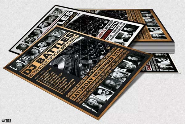 DJ Battle Flyer Template Download