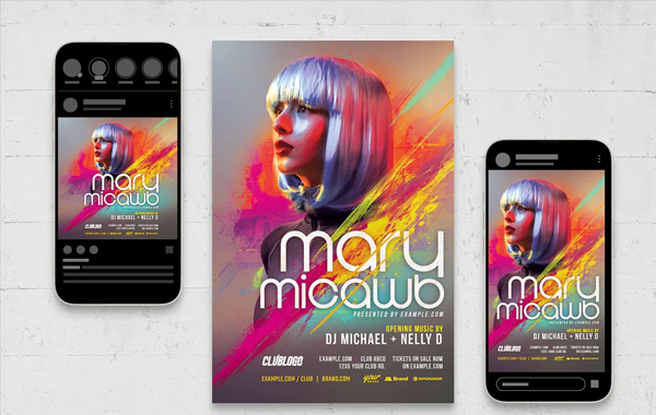 DJ Club Flyer Template