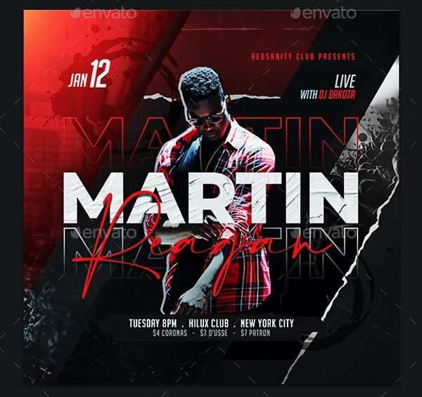 DJ Party Instagram Banner Templates