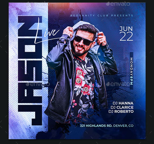DJ Party Instagram Banners