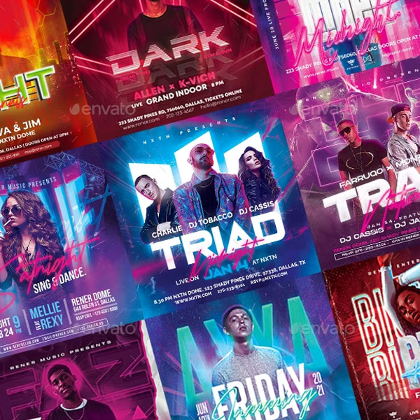 DJ Party Instagram Templates
