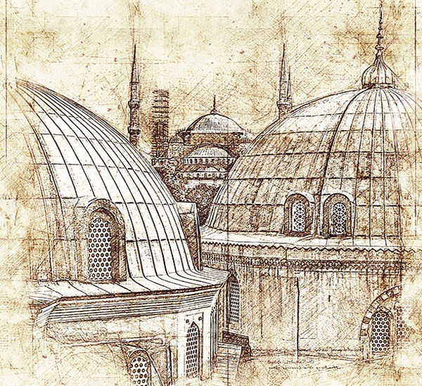 Da Vinci Hand Drawn Sketch Art Photoshop Action