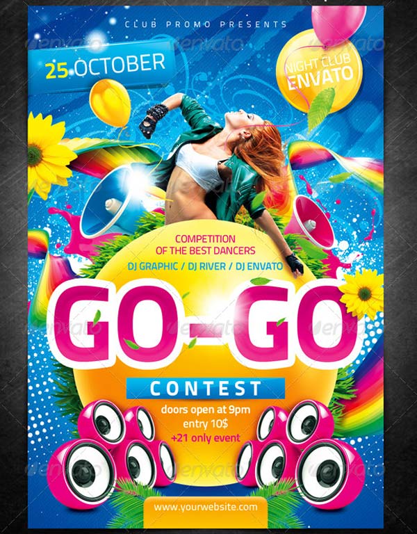 Dance Contest Flyer Design