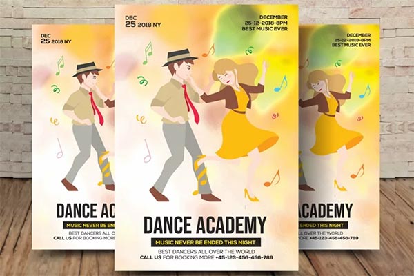 Dance Studio Flyer Template