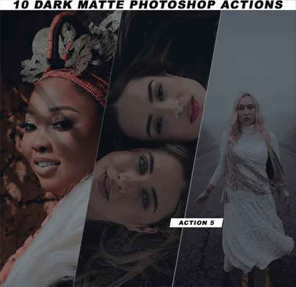 Dark Portrait Photoshop Effect