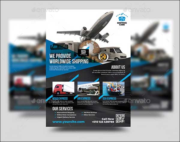 Delivery & Transport Service Flyer Bundle
