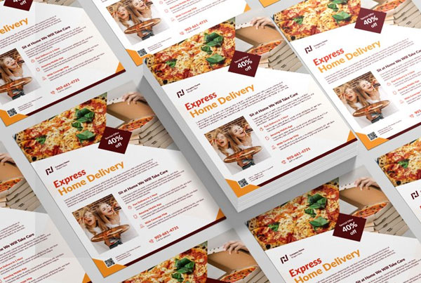 Delivery Service Flyer Design