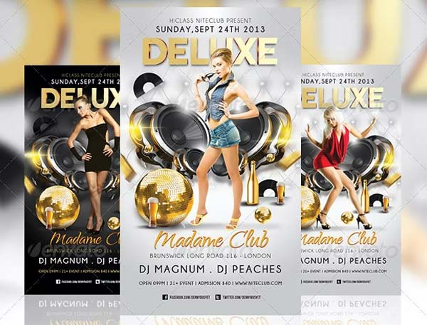 Deluxe Nightclub Flyer Template