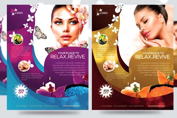 Deluxe Spa Promotion Flyer