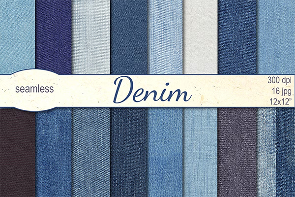 Denim seamless patterns Template