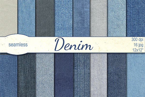 Denim seamless patterns