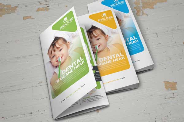 Dental Clinic Tri-Fold Brochure