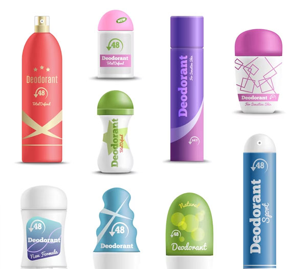 Deodorant Spray Sticks Mockup Template Free Psd