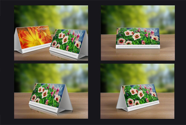 Desk Calendars Mockup Pack