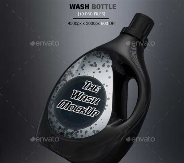 Detergent Wash Bottle MockUp