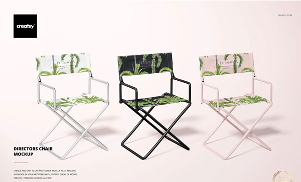 Directors Chair Mockup Photoshop Template