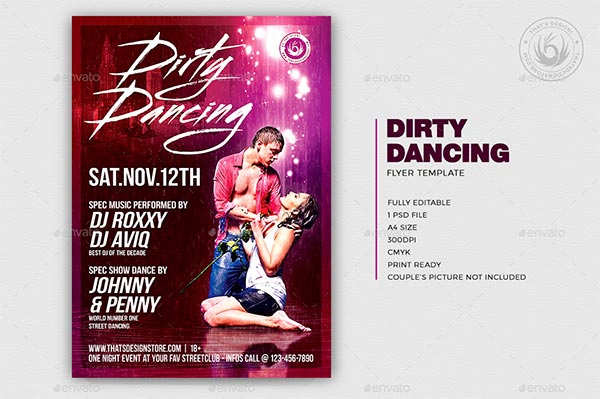 Dirty Dancing Flyer Template