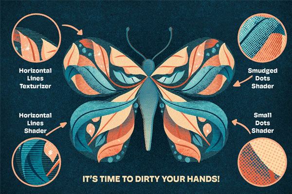 Dirty Halftones Brush Set