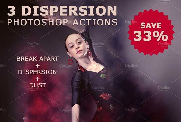 Dispersion Photoshop Action Bundle